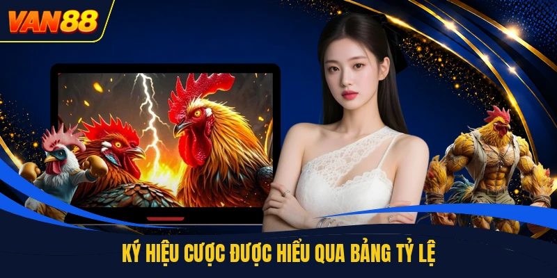 Ký hiệu cược được hiểu qua bảng tỷ lệ