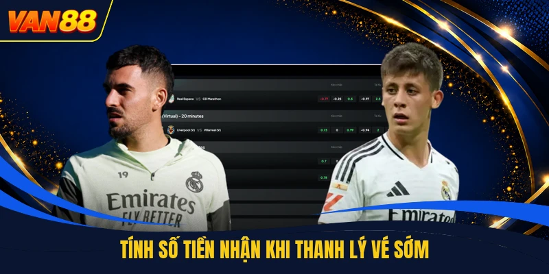 Tính số tiền nhận khi thanh lý vé sớm